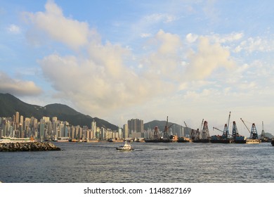 Stonecutters Island Of West Kowloon At Hong Koing