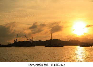 Stonecutters Island Of West Kowloon At Hong Koing