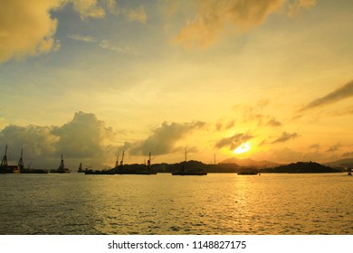 Stonecutters Island Of West Kowloon At Hong Koing