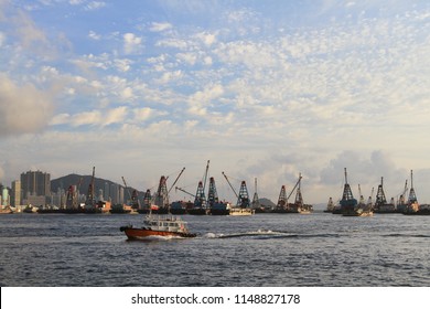 Stonecutters Island Of West Kowloon At Hong Koing