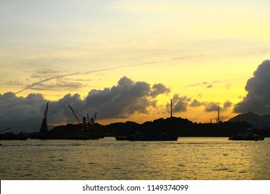 Stonecutters Island Of West Kowloon At Hong Koing