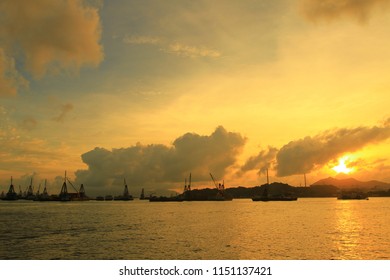 Stonecutters Island Of West Kowloon At Hong Koing