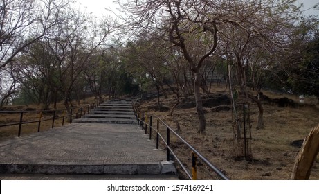 Stoned Steps Towards Parvati Hill Pune