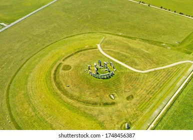 Stonehenge Aerial View Of Stone Circle