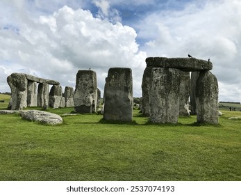 Stonehenge Ancient Monument on a Cloudy Day - Powered by Shutterstock