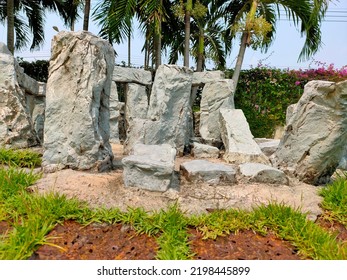 Stonehenge In Bangkok Dream World Amusement Park In Bueng Yitho, Thailand