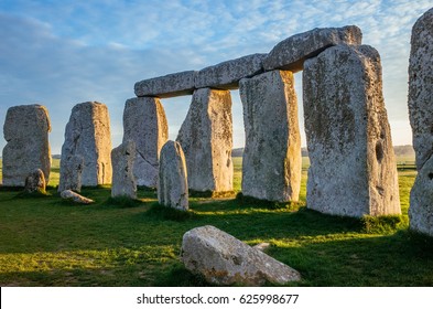 Stonehenge at Dawn Inside the Circle