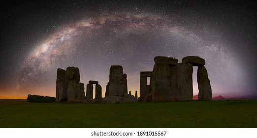 Stonehenge  With Milky Way Galaxy - UK