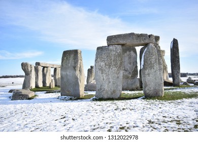 Stonehenge In The Snow