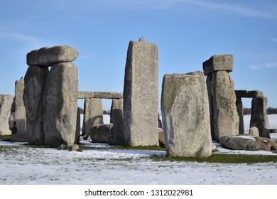 Stonehenge In The Snow