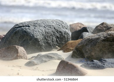 Stones At A Danish Beach