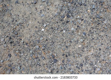 Stones In A Gravel Road Close Up