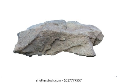 stones isolated on white background.Big granite rock stone,.rock stone isolated on white background.