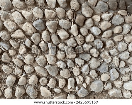 stones are lined into a certain position