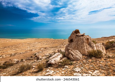 Stones On The Coast Of Caspian Sea, Kazakhstan