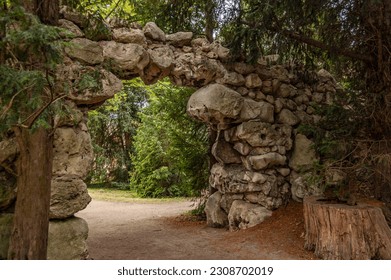 stones passage lednice area moravian czechia