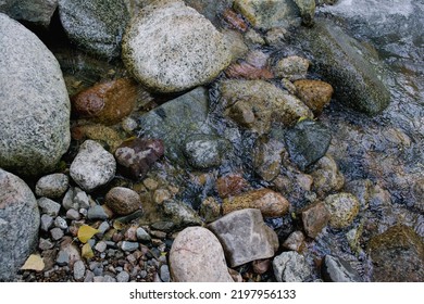Stones In River Water Close Up Photo 