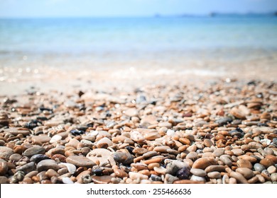 stones and sea