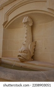 Stonework On A Building In Malta