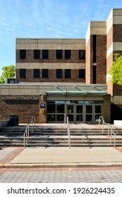 STONY BROOK, NEW YORK - 24 MAY 2015: The Administration Building On The Stony Brook University Campus.