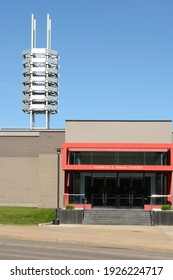 STONY BROOK, New York - 24 MAY 2015: Entrance To The Charles B. Wang Center At Stony Brook University. 