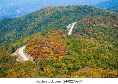 Stony Man Overlook at Shenandoah National Park along the Blue Ridge Mountains in Virginia, USA - Powered by Shutterstock