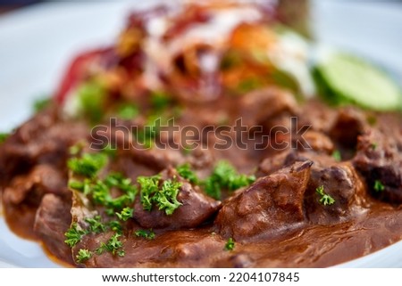 Stoofvlees - carbonade flamande, Flemish beef stew, Belgian cuisine