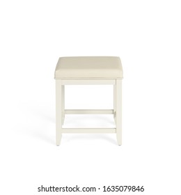 The Stool Isolated On The White Background.