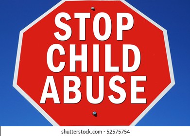 Stop Child Abuse sign