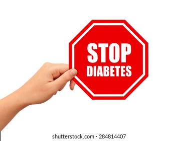 Stop diabetes sign