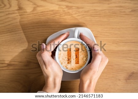 Stop Drinking Coffee. Avoid And Reject. Stomach Heartburn