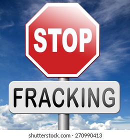 stop fracking polution of ground water ban shale gas and hydraulic or hydrofracking