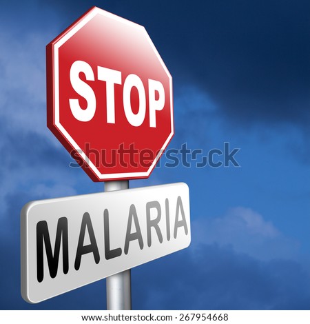 stop malaria by prevention treatment with pills or mosquito nets good diagnosis for symptoms and insect repellent and net avoids bite and infection with parasite