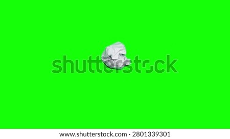 Stop motion animation paper texture background. 4k looping animation of crumpled