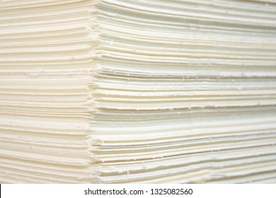 stop the pulp cellulose sheets are prefabricated for making paper - Shutterstock ID 1325082560