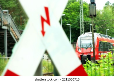 
Stop Sign. High-speed Train, Travel