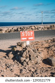 stop sign at the intersection