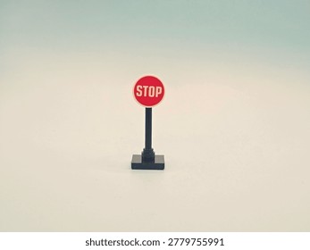 stop sign represents warning, symbolizing risk control, prevention, and safeguarding against misleading practices such as scam and fraud in modern environments.  