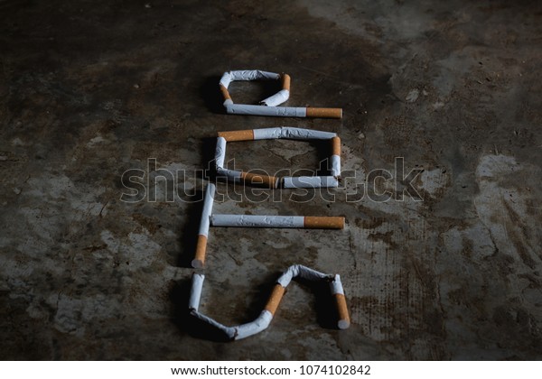 Stop smoking cigarette for\
health