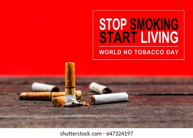 Stop Smoking And World No Tobacco Day