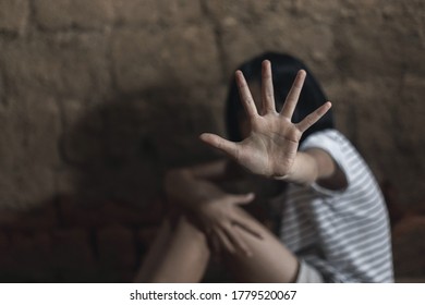 Stop Violence Abused Children Traumatized Children Stock Photo (Edit ...