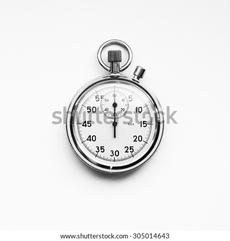 Stopwatch black and white