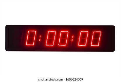 Stopwatch Sports Timer Race Clock. Isolated with handmade clipping path. - Powered by Shutterstock