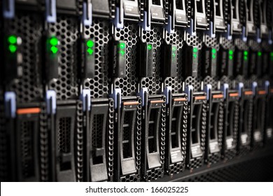 A Storage Area Network Hard Drives Library