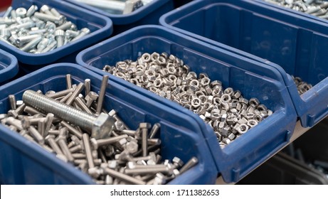 Storage box for bolts, nuts, screws. screw boxes