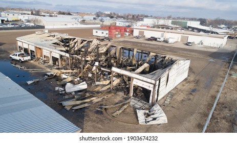 Storage Building Sadly Destroyed By Large Fire