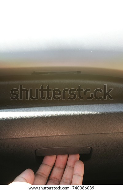 Storage compartment in\
car