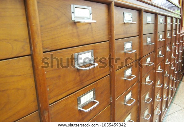 Storage Herb Cabinet Name Signage Chinese Stock Photo Edit Now