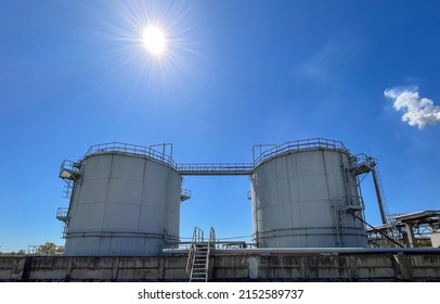 Storage Of Liquid Ammonia. Gasoline Storage. Oil Storage