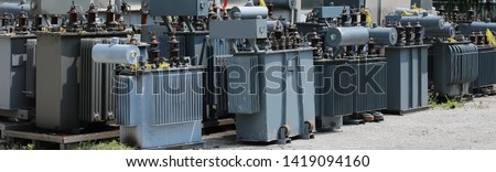 storage of old highly polluting electrical transformers before disposal in the company specializing in the recovery of hazardous substances